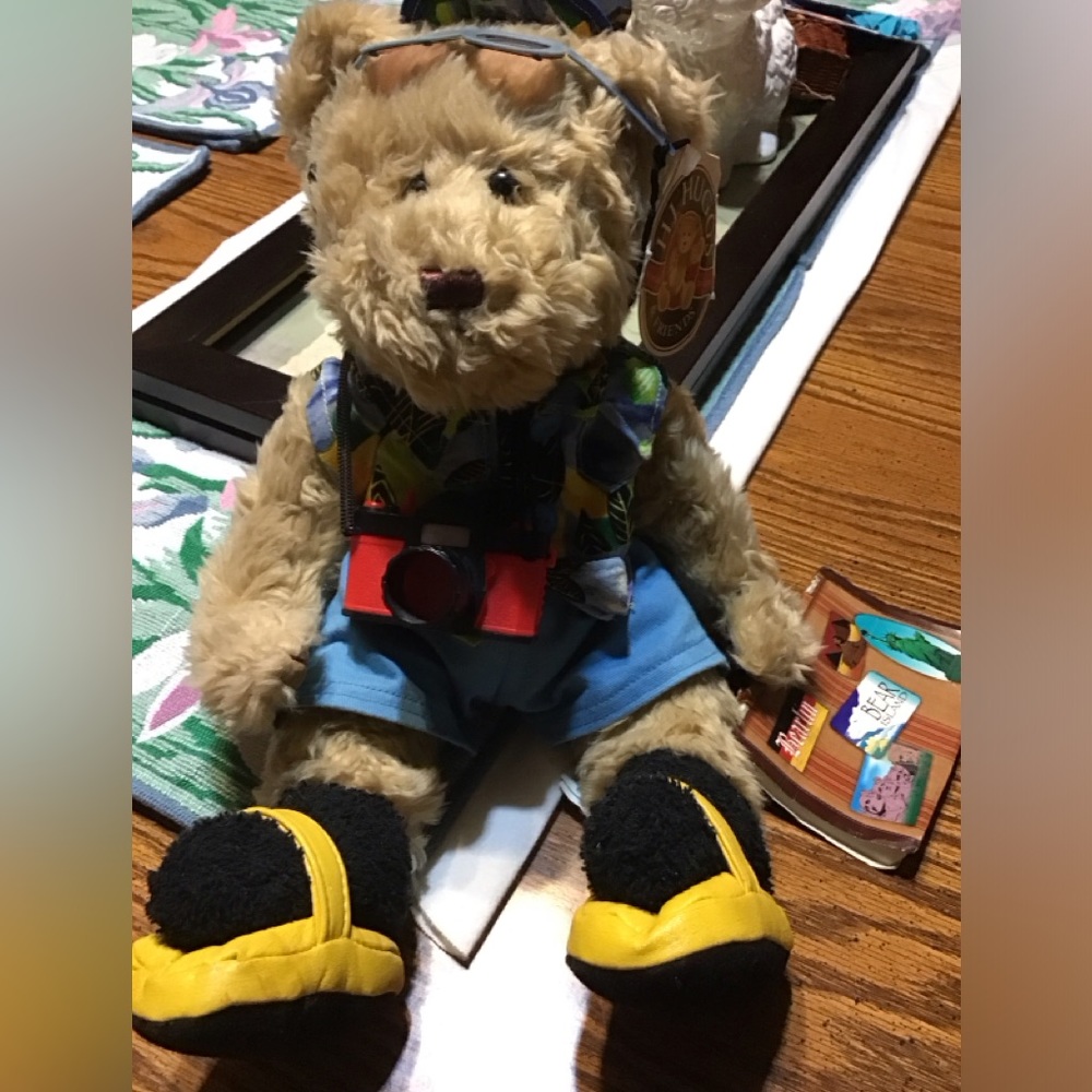 Super cute Bobby, holiday spirit of adventure, HJ hugs and friends teddy
